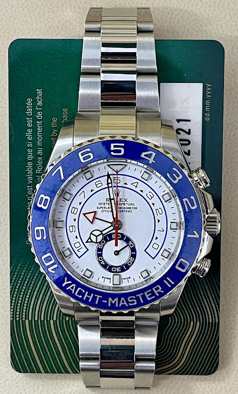 Rolex Yacht Master II white dial 2021