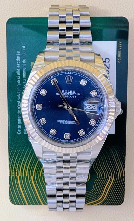 Rolex Datejust 41mm Blue dial 2025