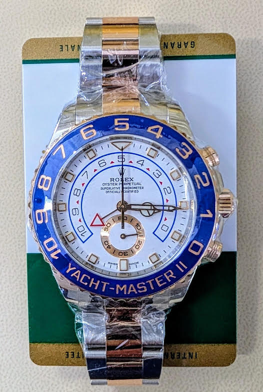 Rolex Yacht Master II 44mm 18K Rose Gold and Stainless Steel