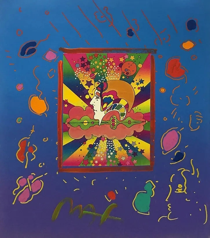 Different Drummer (Overpaint) by Peter Max