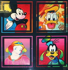 Disney Suite (With Double Bleed Frame) by Peter Max