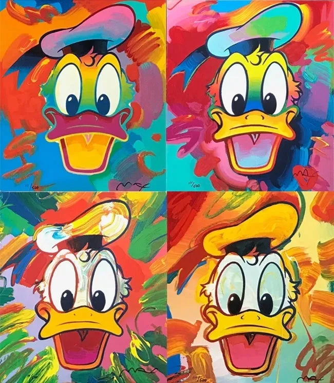 Donald Duck (suite of 4) by Peter Max