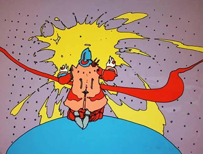 Entering a New State by Peter Max