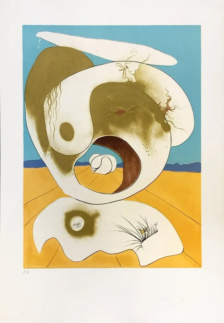 Vision Planetaire Et Scatologic by Salvador Dali
