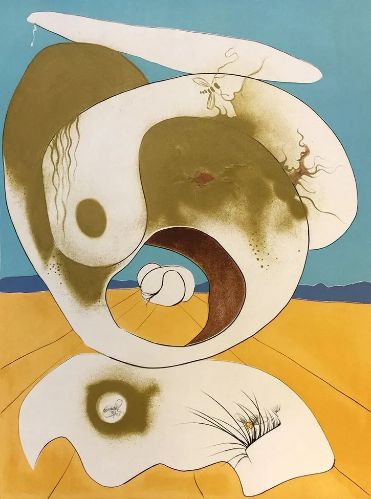 Vision Planetaire Et Scatologic by Salvador Dali