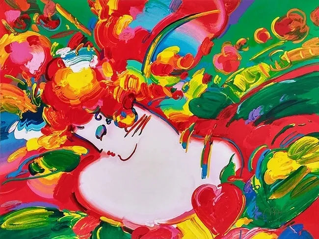 Flower Blossom Lady by Peter Max