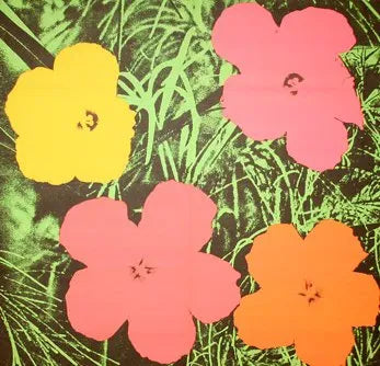 Flowers Invitation (unsigned) by Andy Warhol