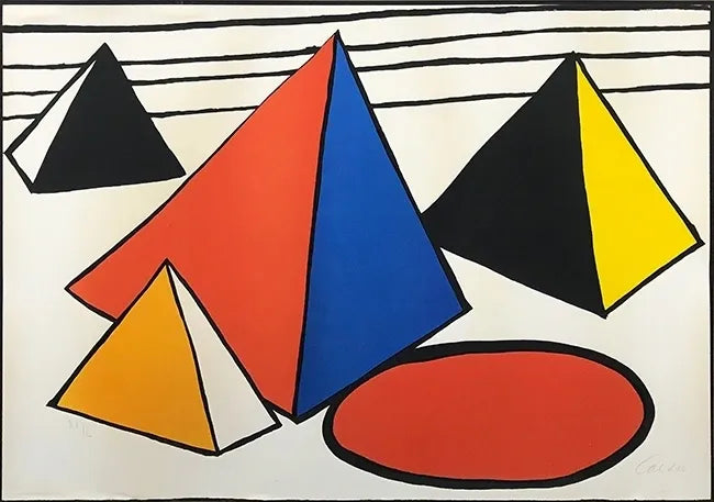 Four Pyramids by Alexander Calder