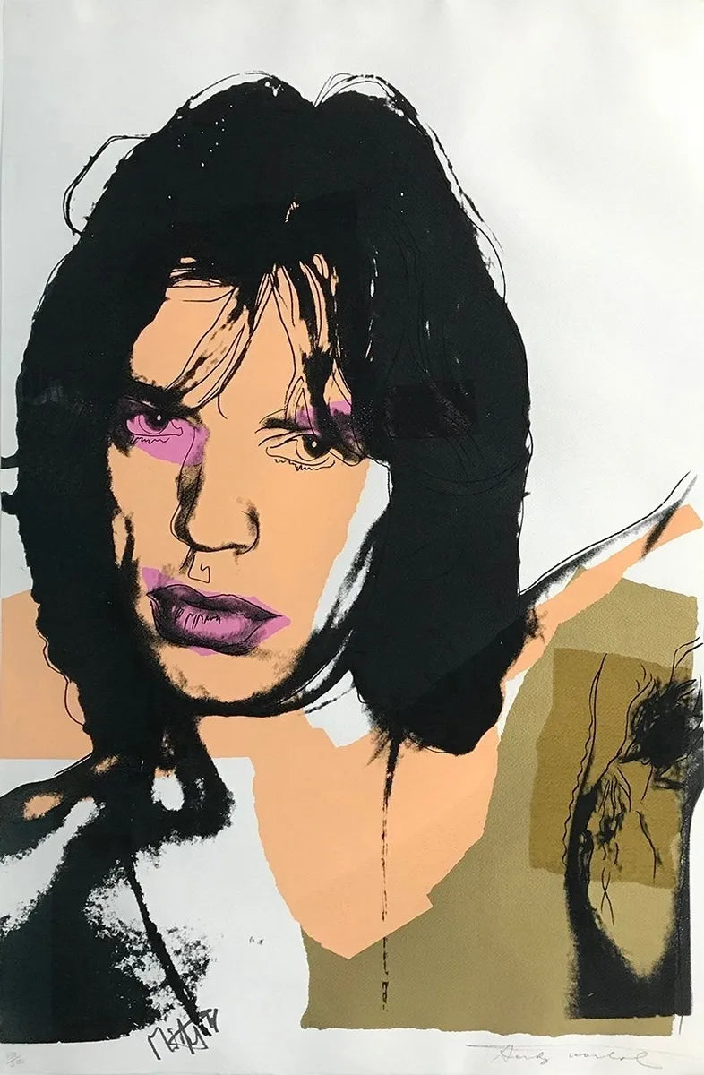 Mick Jagger Fs II.141 by Andy Warhol