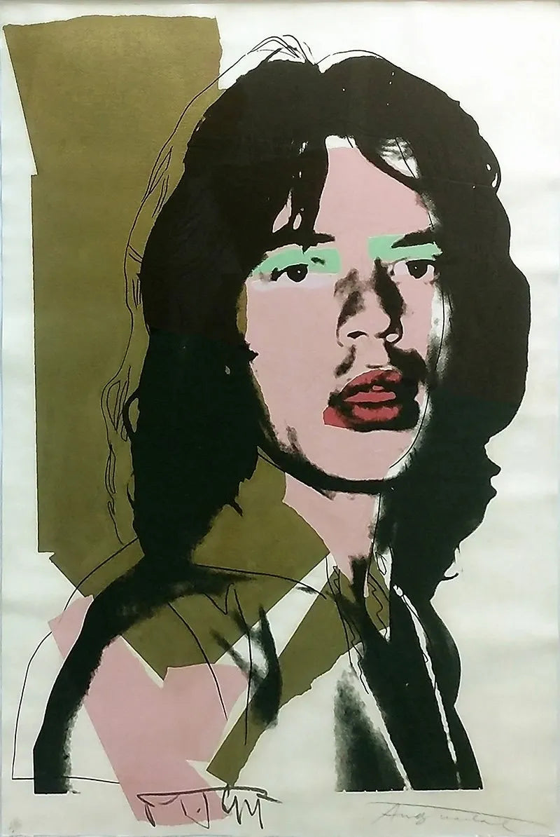 Mick Jagger Fs II.143 by Andy Warhola