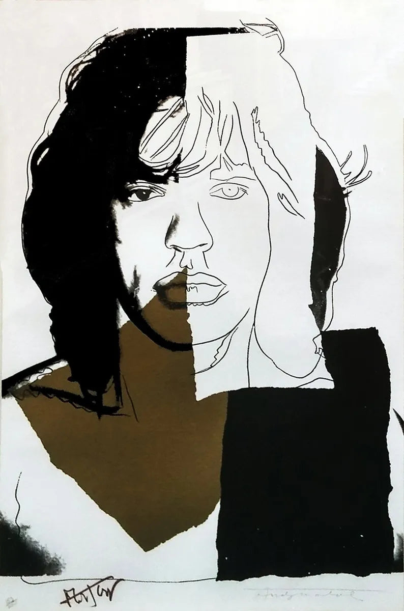 Mick Jagger Fs II.146 by Andy Warhol