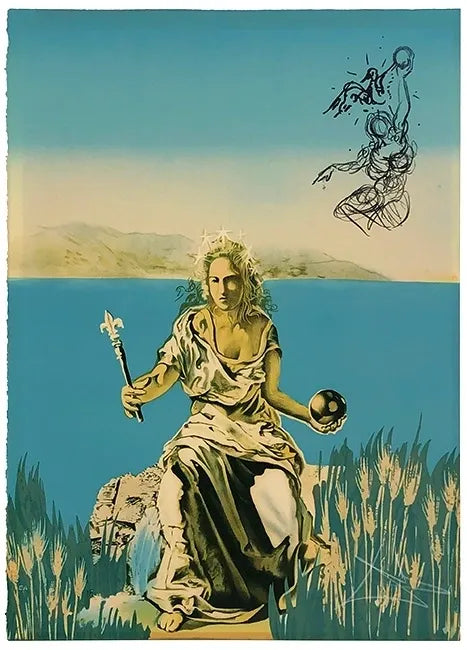 Coronation Of Gale (The Empress) by Salvador Dali