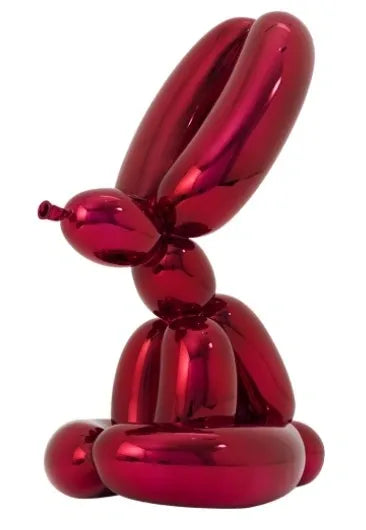 Ballon rabbit (Red) by Jeff Koons