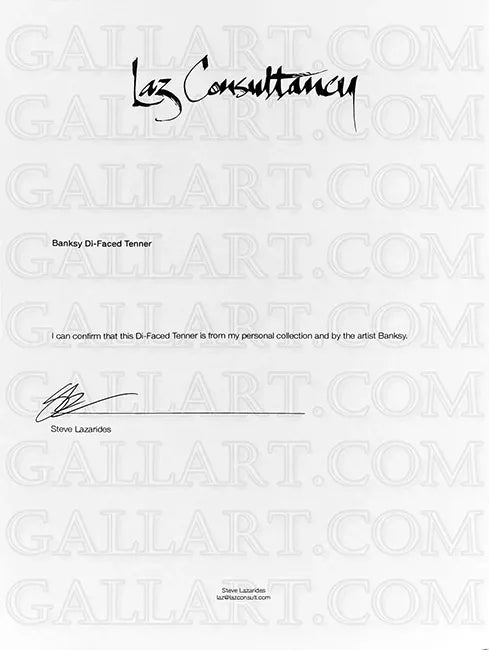 Di-Faced Tenner (GBP Note) by Banksy