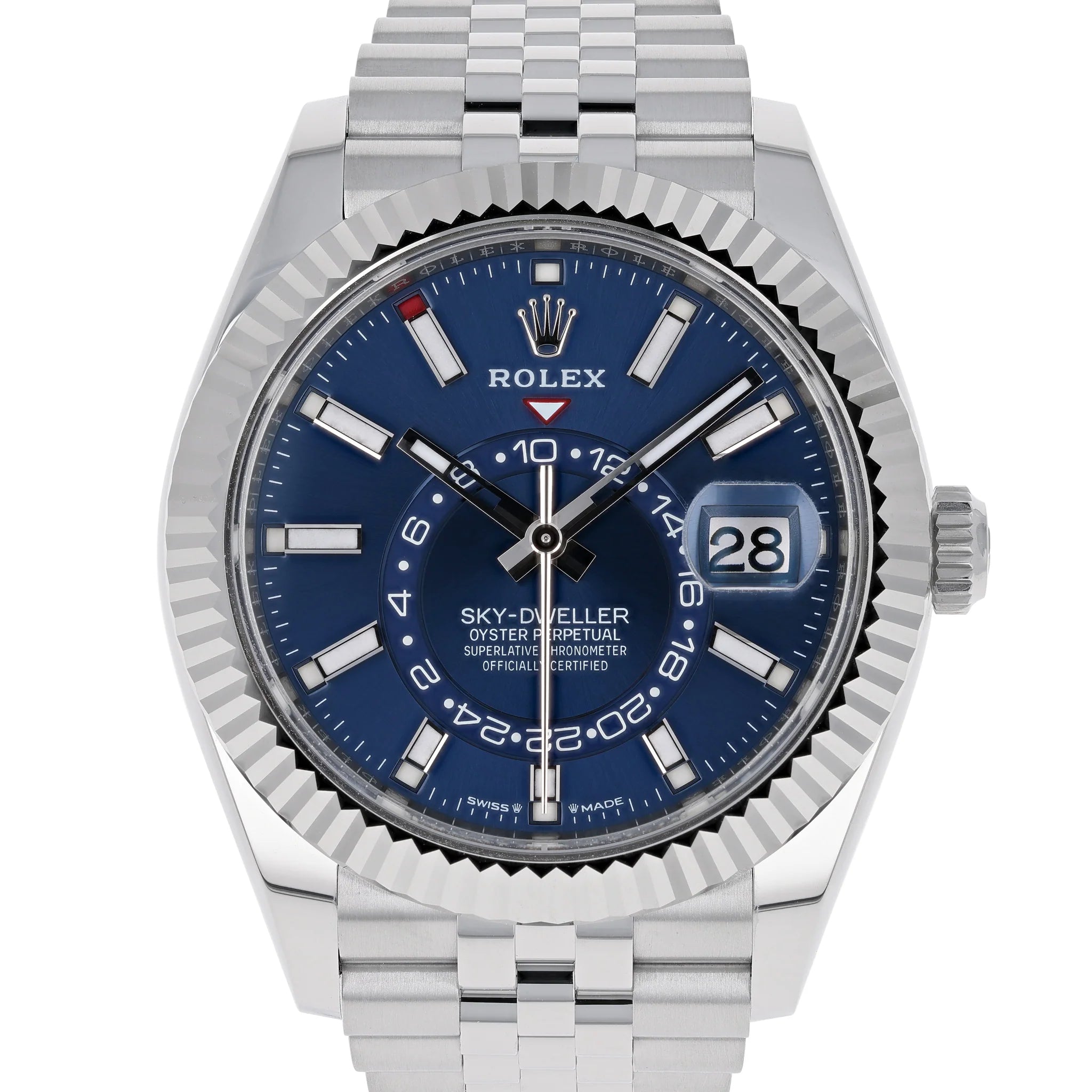 Rolex Sky-Dweller 336934 Blue NEW Jubilee Steel 42 mm