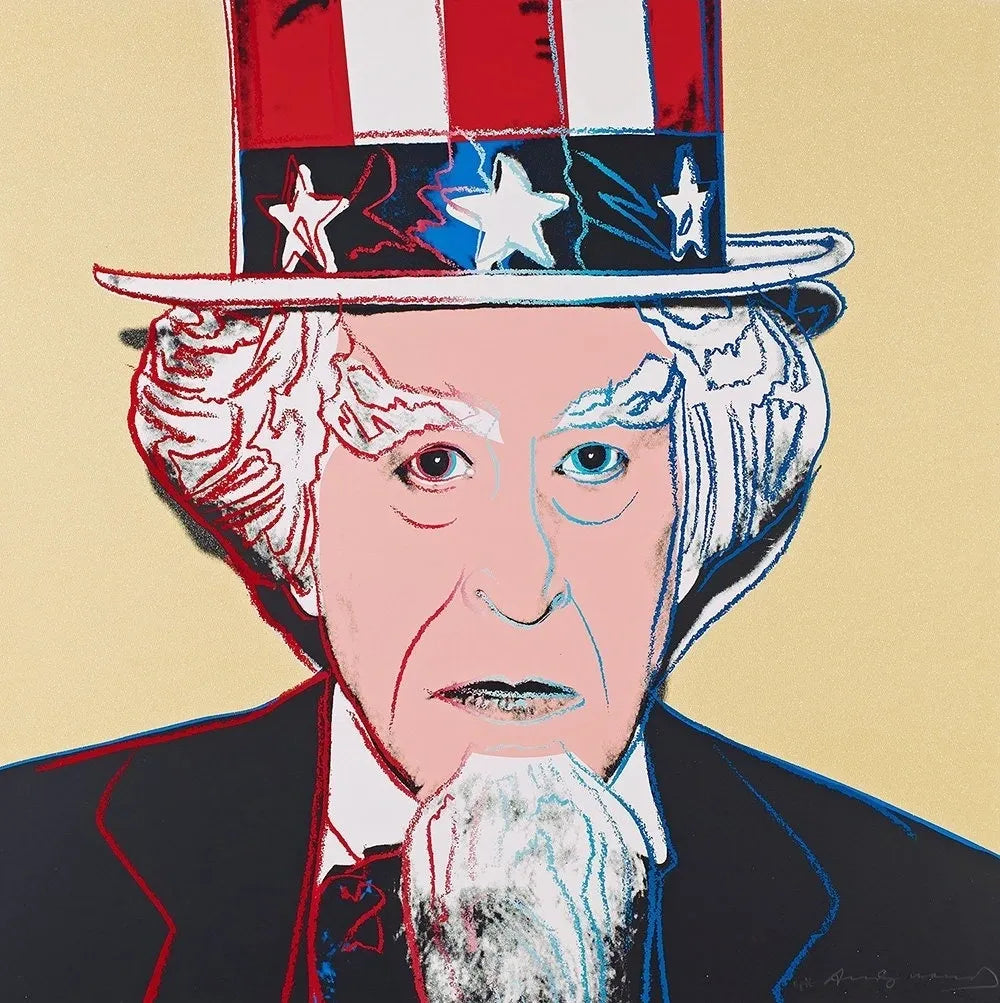 Myths: Uncle Sam Fs II.259 by Andy Warhol