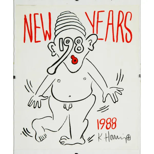 New Year's 1988 by Keith Haring