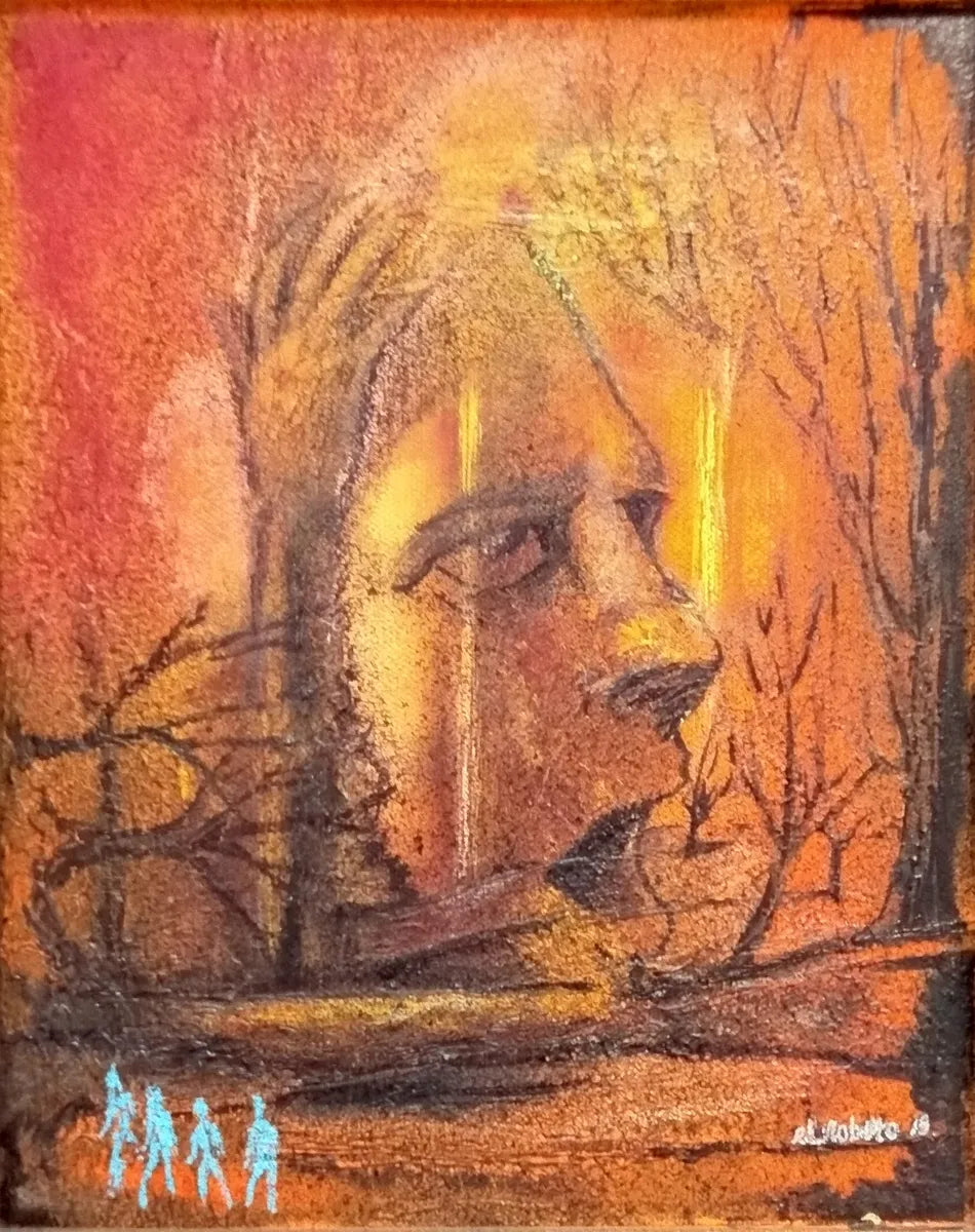 Autumn Wasteland Yawn by El Roberto