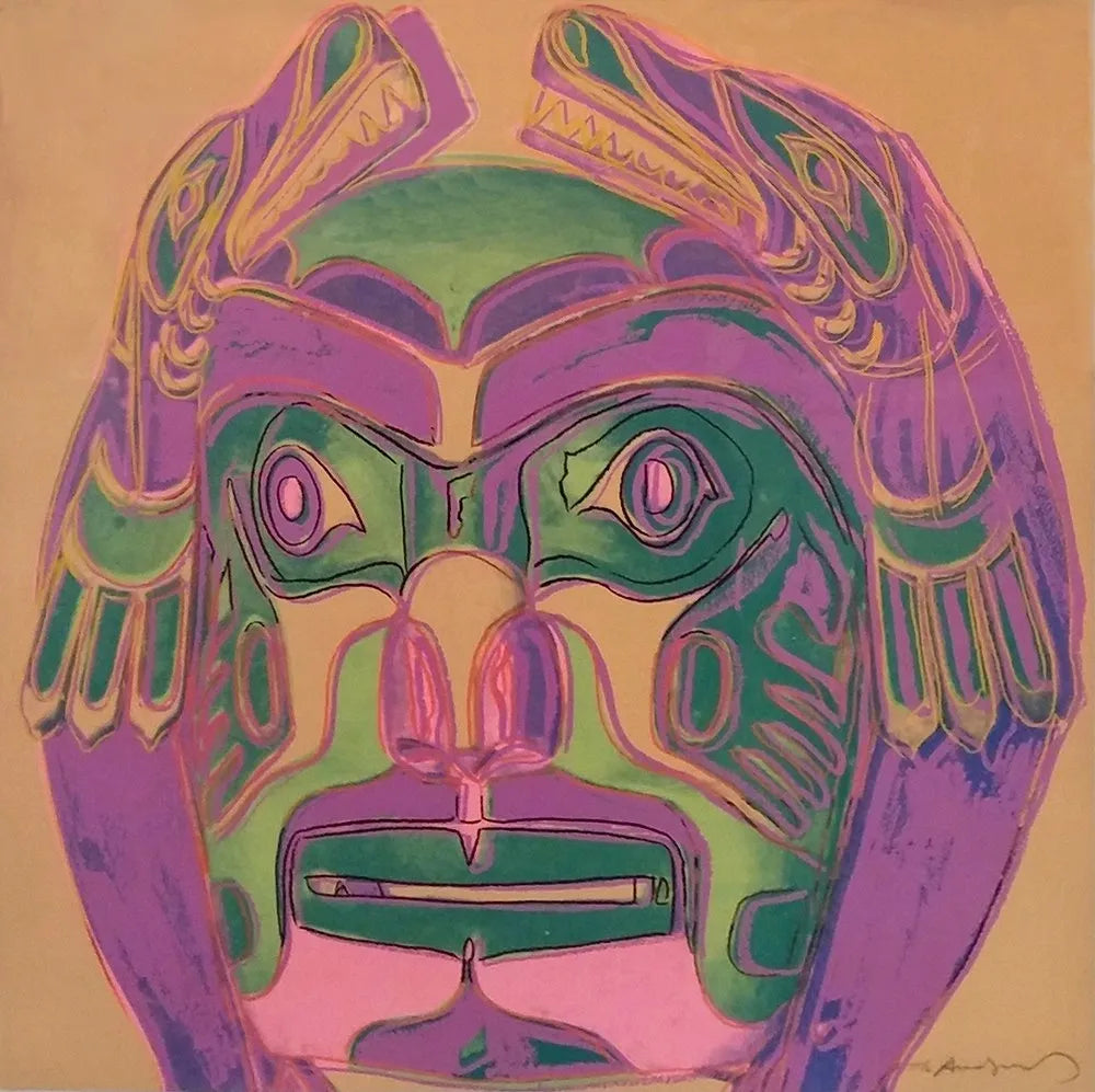 Northwest Coast Mask Fs II.380 by Andy Warhol
