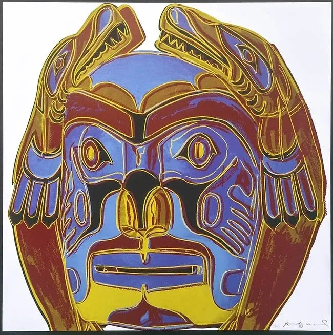 Northwest Coast Mask Fs II.380 by Andy Warhol