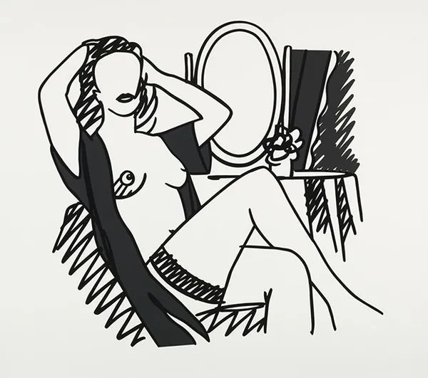 Nude and Mirror by Tom Wesselmann