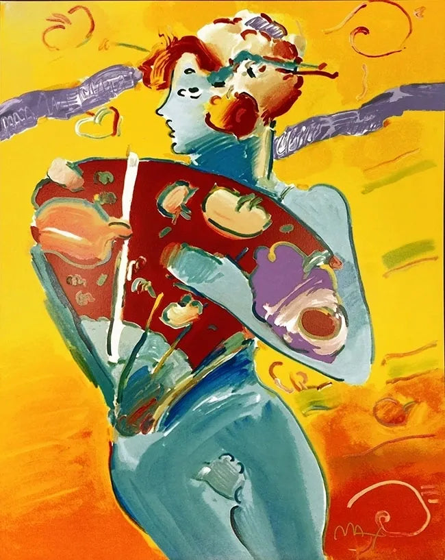 Nude Fan Dancer by Peter Max