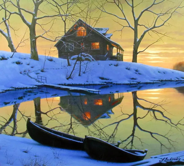 On Golden Pond by Alexei Butirskiy