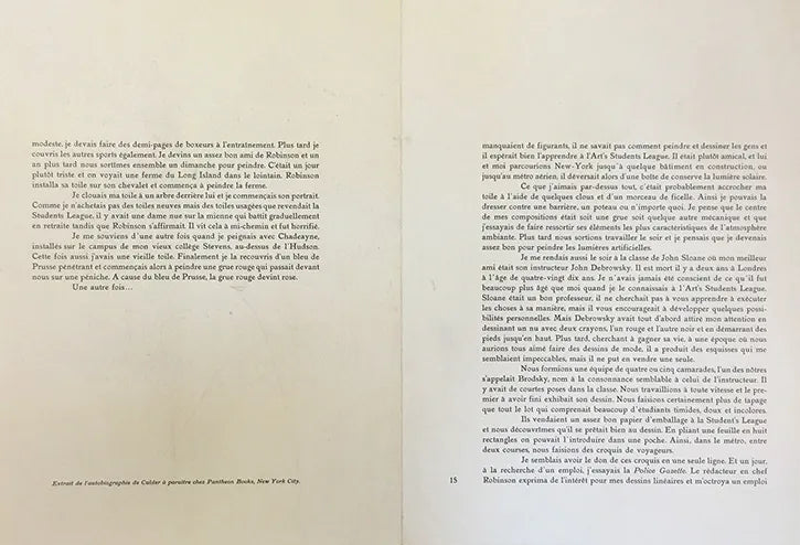 Derriere Le Miroir Circus 4 (Les Gueules Degoulinantes) by Alexander Calder