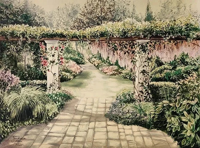 Wisteria Walk by Susan Sahall
