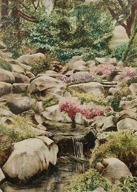 Waterfall by Susan Sahall