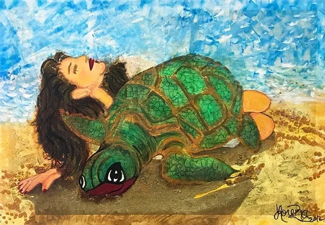 Green Tortoise by Lorena Romano