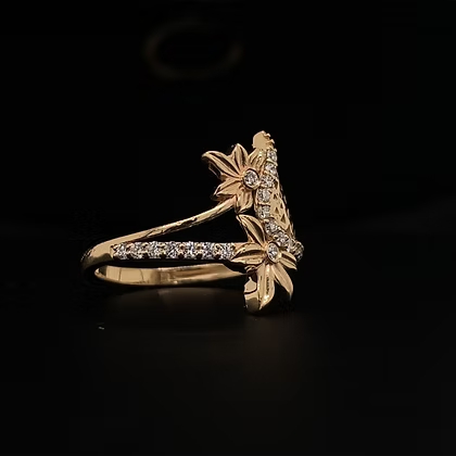 Floral Expression Diamond Ring