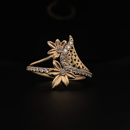 Floral Expression Diamond Ring