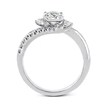 Romantic Right Hand Rose Gold and Diamond Ring
