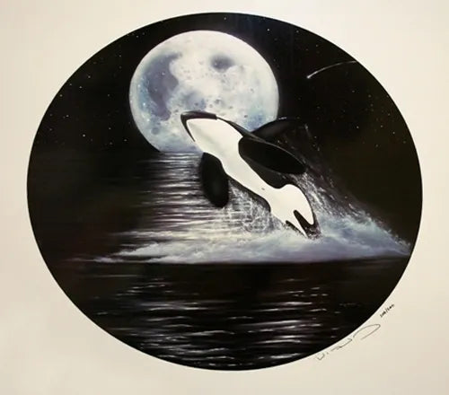 Orca Moon by Robert Wyland