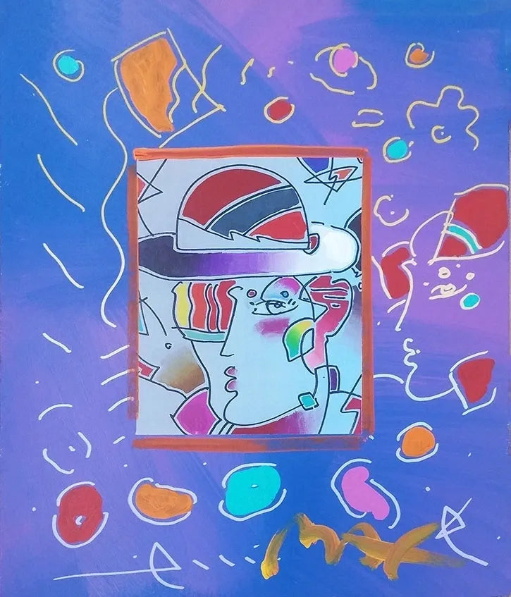 Zero (Overpaint) by Peter Max