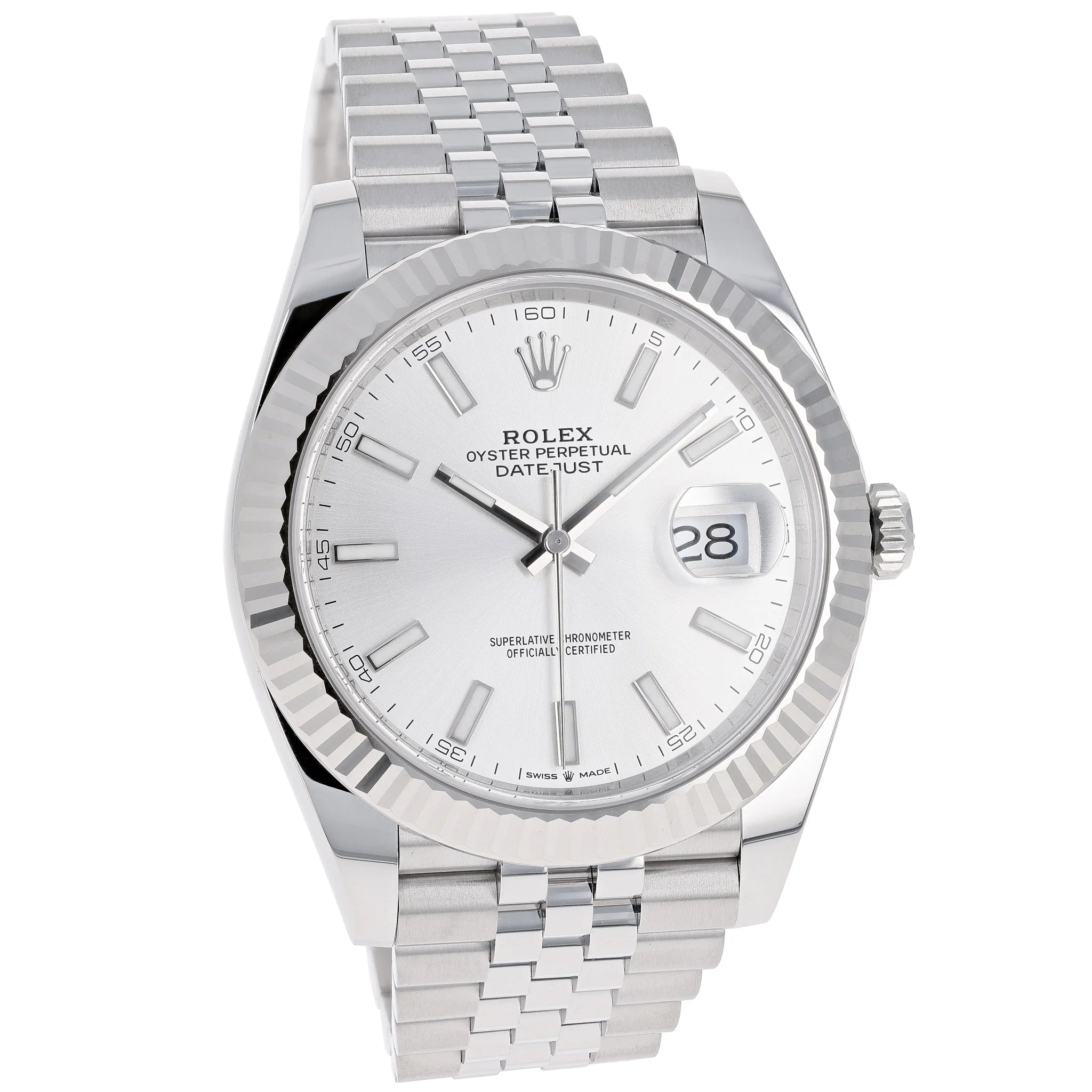 Rolex Datejust 41 mm 126334 Silver NEW Jubilee