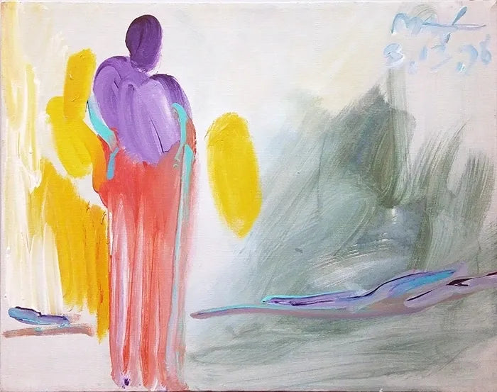 Angel (Yellow Wings) by Peter Max