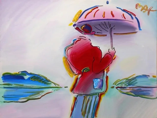 Artist Series 1992 Umbrella Man Ver. III #2 by Peter Max