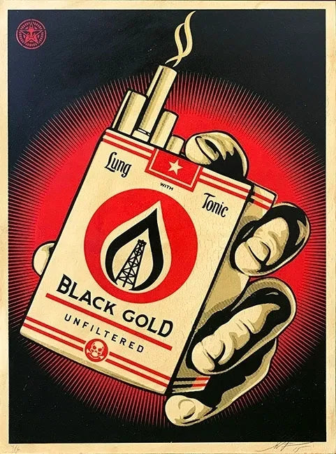 Black Gold by Shepard Fairey