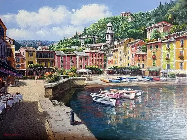 Harbor At Portofino by Sam Park