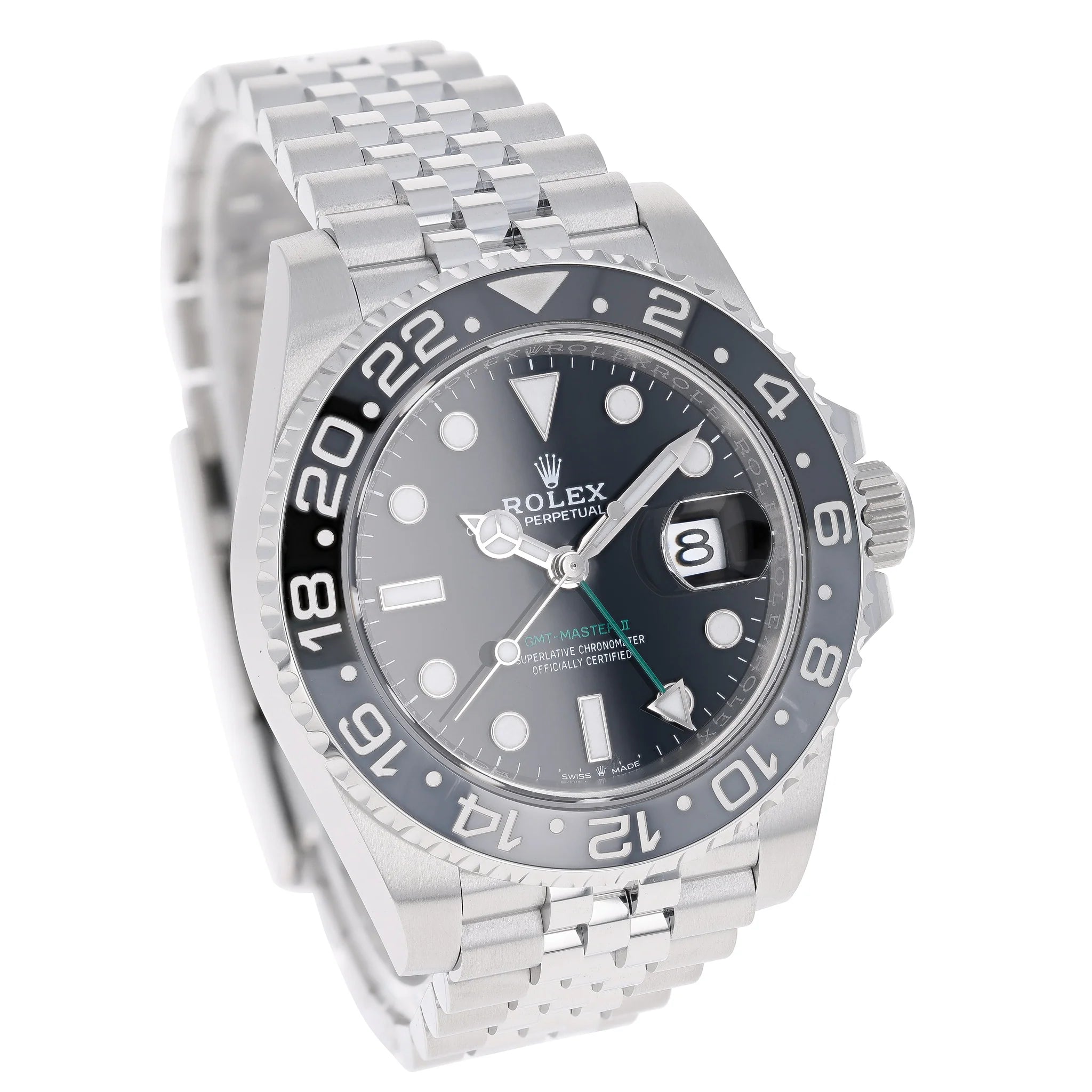Rolex GMT-Master II 126710GRNR NEW Jubilee Bruce Wayne Steel 40 mm