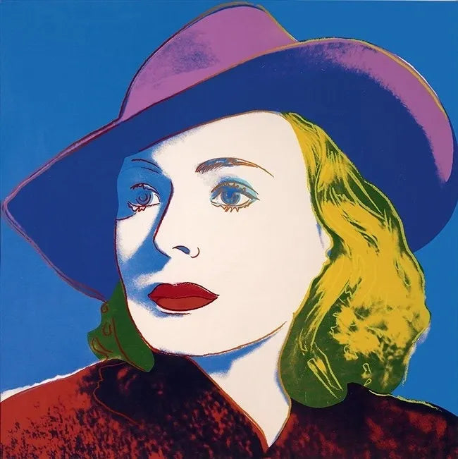 Ingrid Bergman With Hat Fs II.194 by Andy Warhol