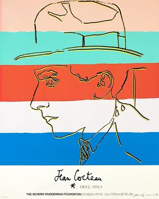 Jean Cocteau FS II.329A by Andy Warhol