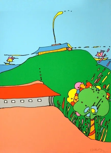 Peaceful Place by Peter Max