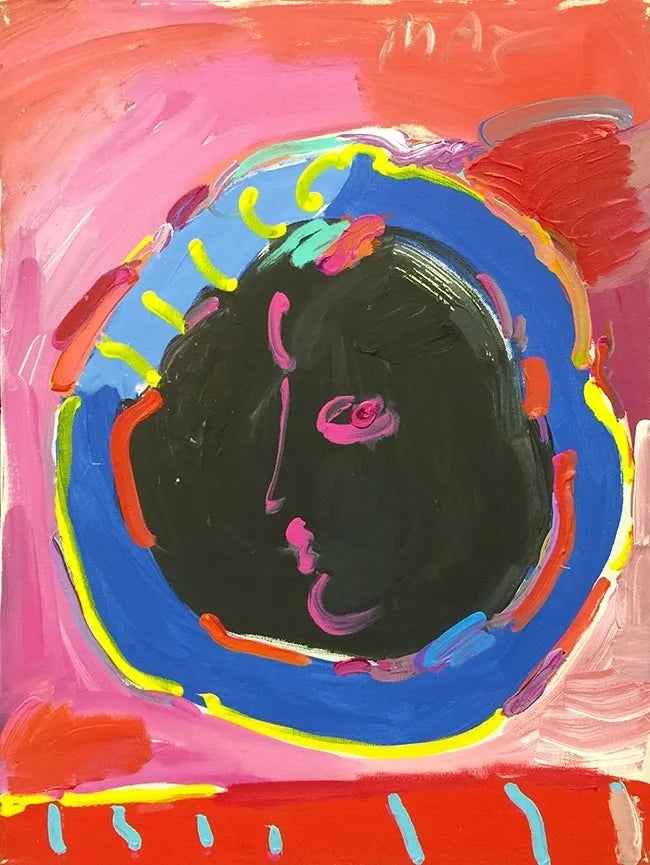 Profile (Pink) by Peter Max