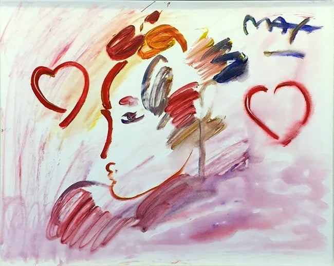 Profile Heart by Peter Max