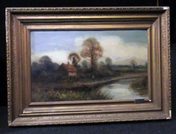 River Landscape by H. Hall