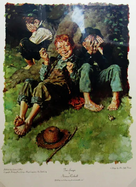 Tom Sawyer by Norman Rockwell