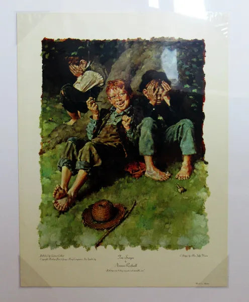 Tom Sawyer by Norman Rockwell